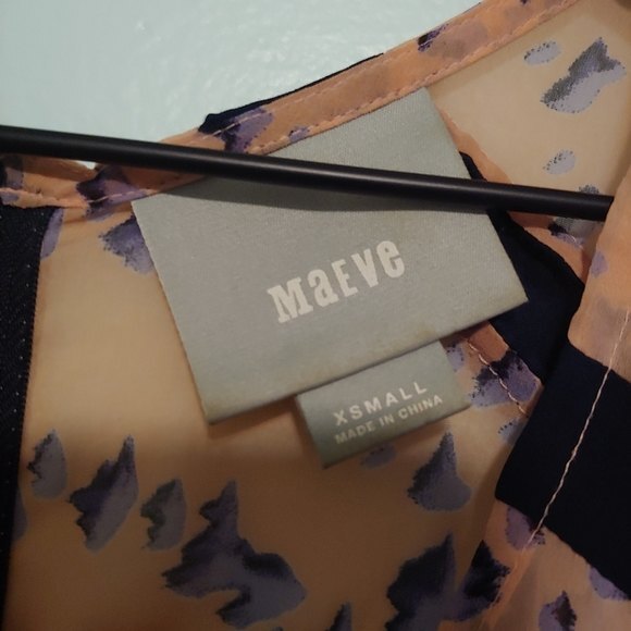 Anthropologie Maeve Evangeline Pink Peplum Sheer Lace Top Size XS - Picture 6 of 6